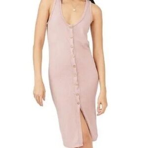 Free People We The Free Women's Gia Ribbed Tank Dress Lilac Wine NWT